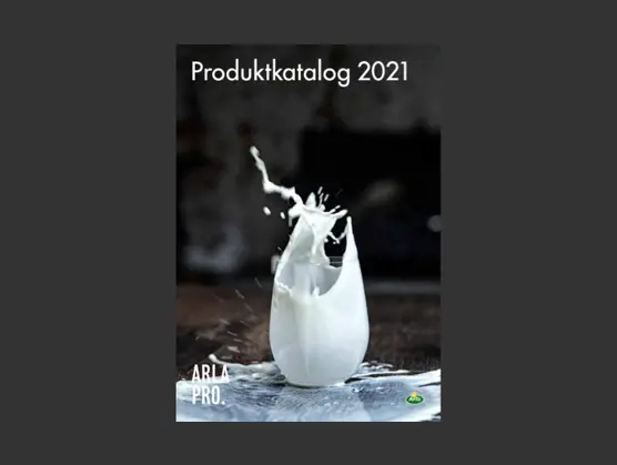 Seneste udgave af Arla Pros produktkatalog