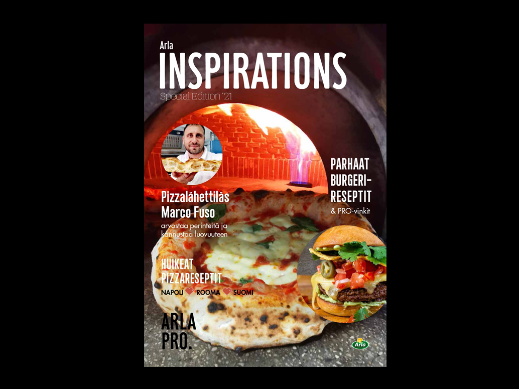 Arla Inspirations Special Edition  – Pizza & burger