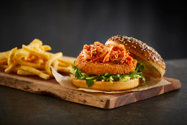 Vegetarischer Burger neu gedacht