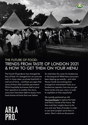 Trends From Taste of London 2021 & How To Get Them On Your Menu: Download Our Free Guide