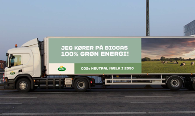 Arla opgraderer sin grønne flåde med yderligere 10 nye biogaslastbiler