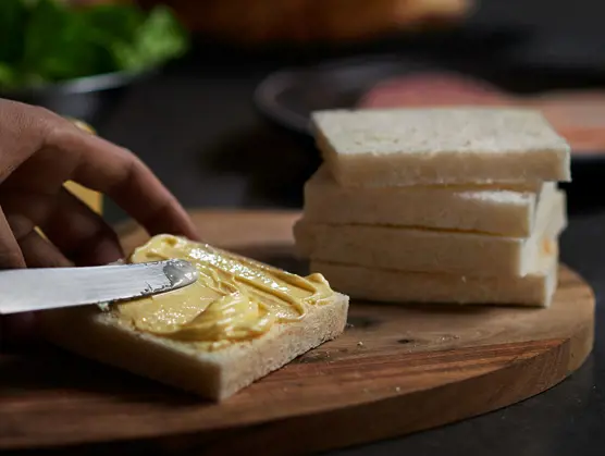 From a chilled temperature of between 2°C - 8°C, Lurpak Soft can be mixed and used immediately in recipes and applications. This along with its softer texture enhances working efficiency by as much as three times.