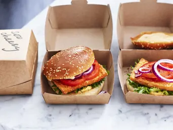 Take away burger