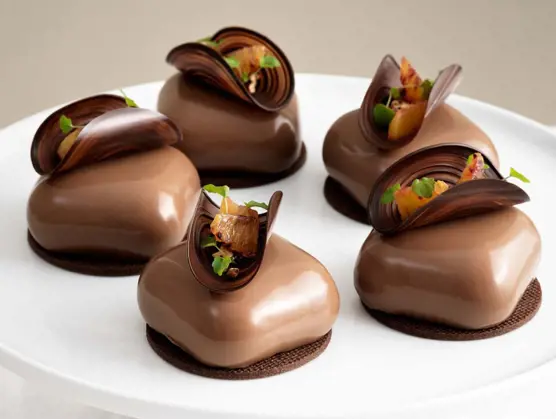 Bavaroise af mælkechokolade