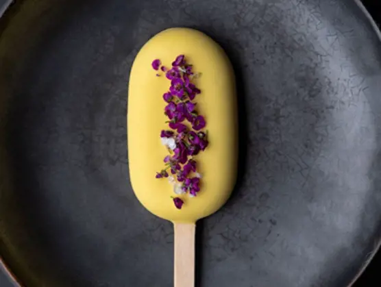 Parfait-is med citron og mynte