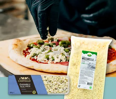 Alaa mullistavan pizzabisneksen juustot Arla Prolta