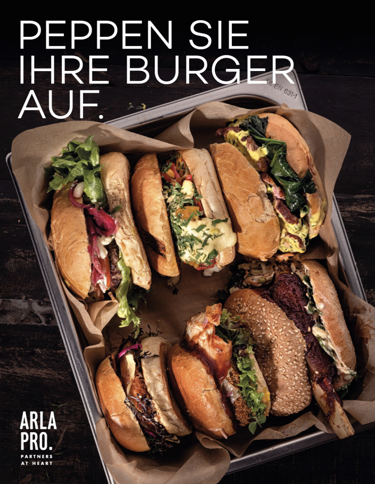 Peppen Sie Ihre Burger Auf