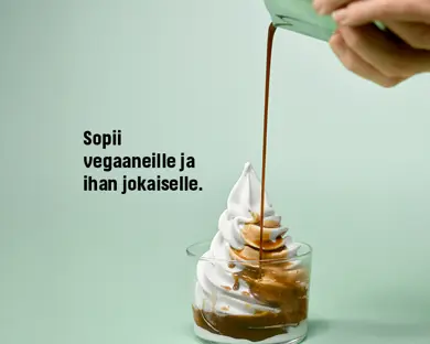 Kokonaan kasvipohjainen