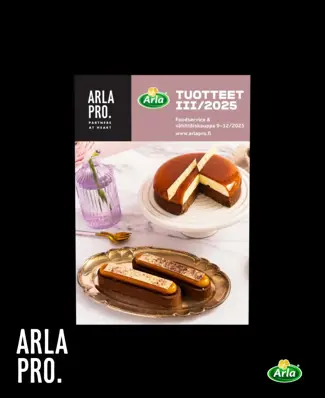 Syyssesongin parhaat ideat ja tuotteet ammattilaisille on koottu yhteen – Arla Pro tuotekatalogi 3/2025 on julkaistu! 📖...