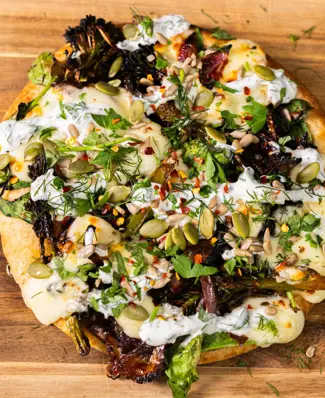 3 reasons why you should add this loaded flatbread to your menu: 1. Loaded flatbreads are an easy way to take familiar i...