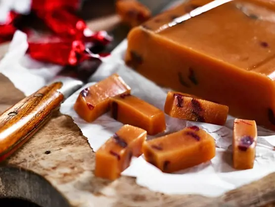 Tranebær toffee
