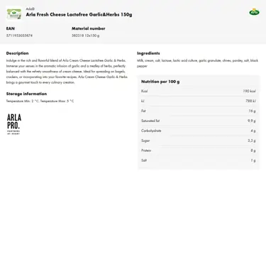Download product information