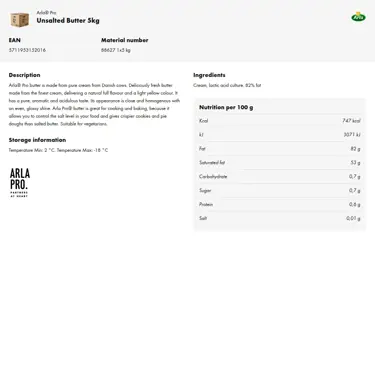 Download product information
