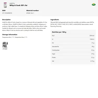 Download product information