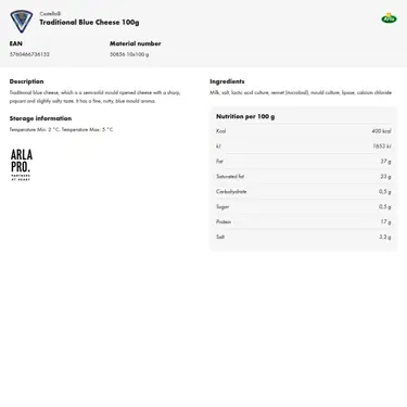 Download product information