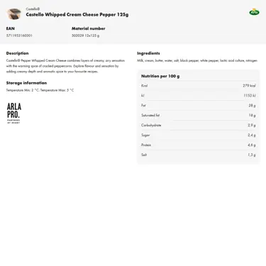 Download product information