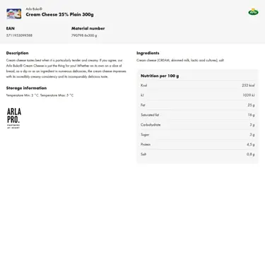 Download product information