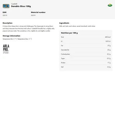 Download product information