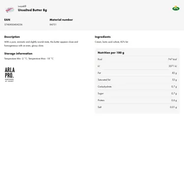 Download product information