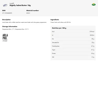 Download product information