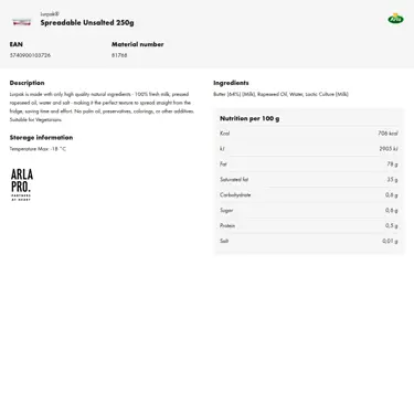 Download product information