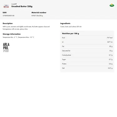 Download product information