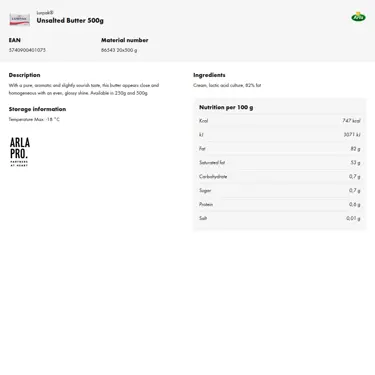 Download product information