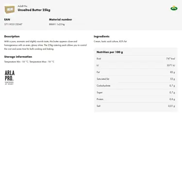 Download product information
