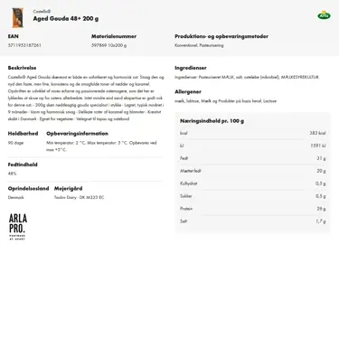 Download produktinformation