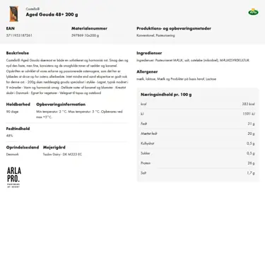 Download produktinformation