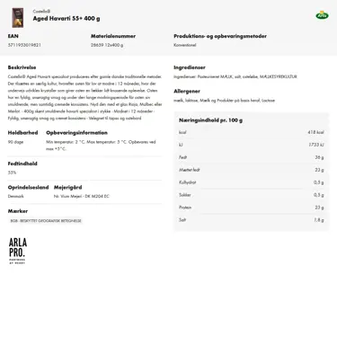 Download produktinformation