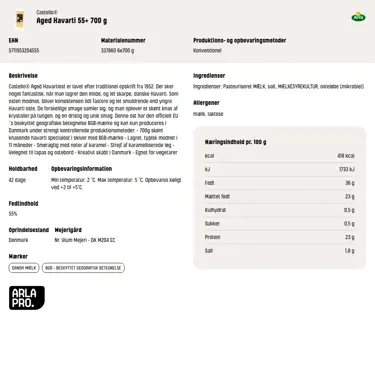 Download produktinformation