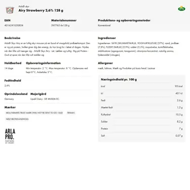 Download produktinformation