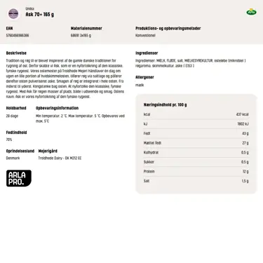 Download produktinformation