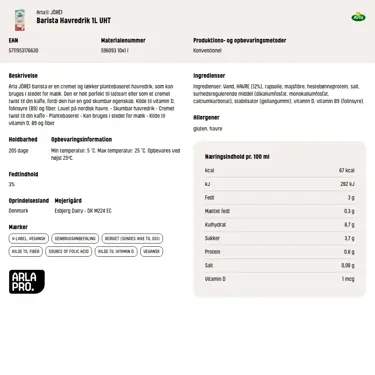 Download produktinformation