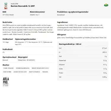 Download produktinformation