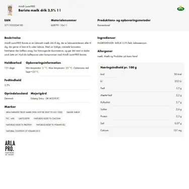 Download produktinformation