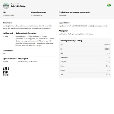 Download produktinformation