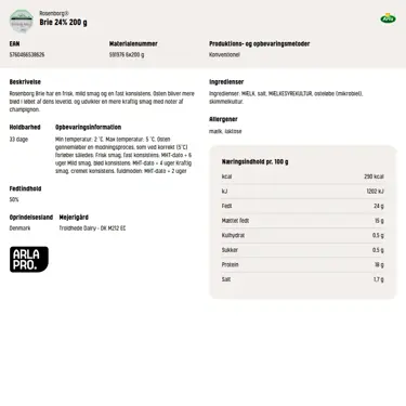 Download produktinformation