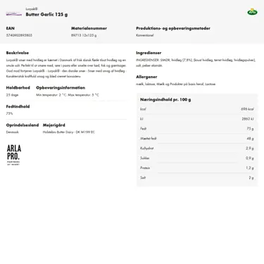 Download produktinformation