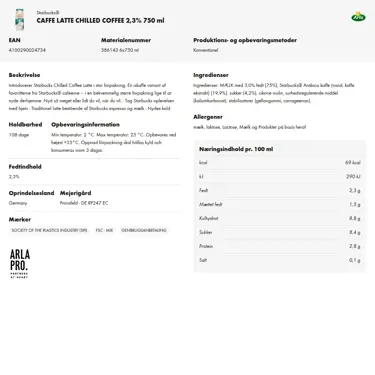 Download produktinformation