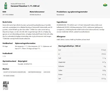 Download produktinformation