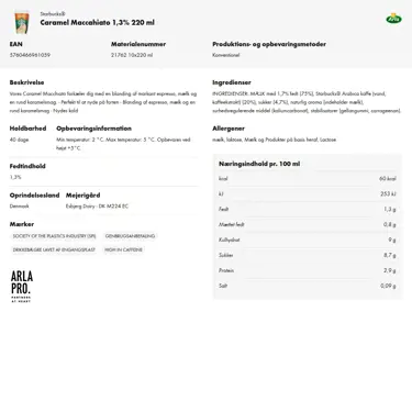 Download produktinformation