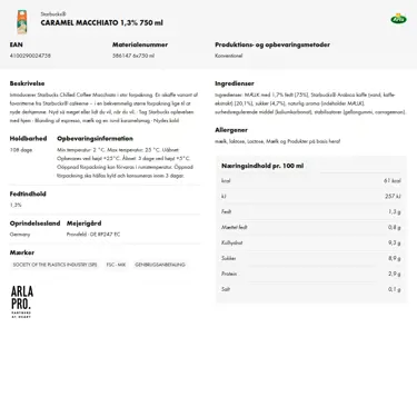 Download produktinformation