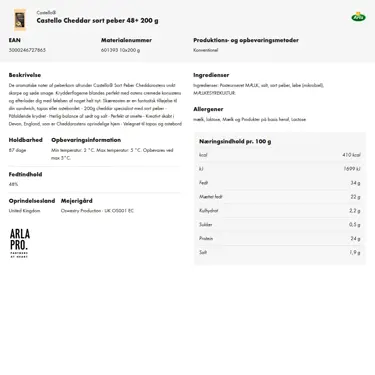 Download produktinformation