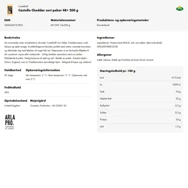 Download produktinformation