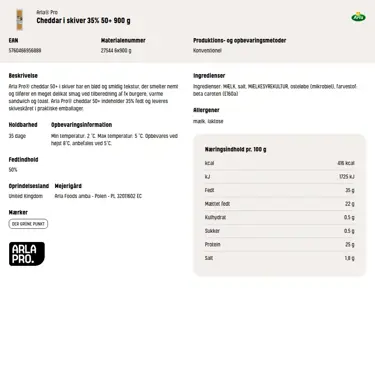 Download produktinformation