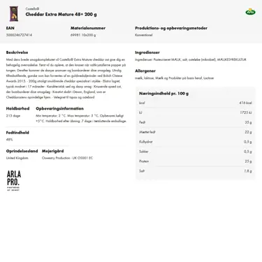 Download produktinformation