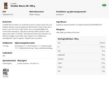 Download produktinformation