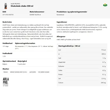 Download produktinformation